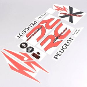 Kit déco Peugeot 103 RCX X Race noir et rouge