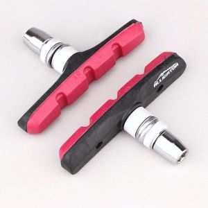 Patins de frein vélo V-Brake symétriques 70 mm Alligator rouges (avec filetages)