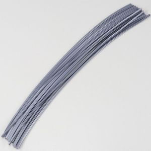 Brins de fil de débroussailleuse Ø3.5x420 mm carré Kramp gris (lot de 17)