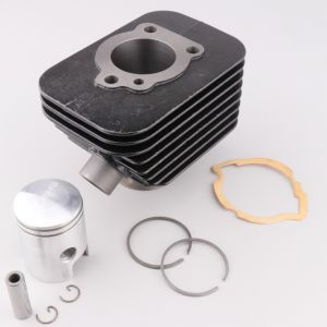 Cylindre piston fonte Ø38.40 mm (axe de 10 mm) Piaggio Ciao, Si, Grillo... Olympia