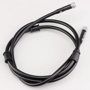 Durite de frein universelle 135 cm type aviation EvoK noire