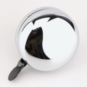 Sonnette de v&eacute;lo, trottinette PNA &Oslash;80 mm chrom&eacute;e