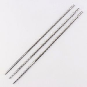 Limes d'affûtage Ø4 mm pour chaîne de tronçonneuse Ribimex (lot de 3)