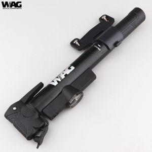 Pompe de gonflage à mains vélo 250 mm avec manomètre Wag Bike