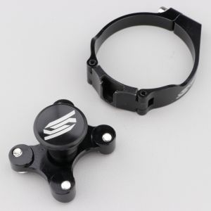 Bloque fourche &Oslash;53.4 mm 1 position Yamaha YZ 65 (depuis 2018), 85 (depuis 2002), 125 (depuis 2008)... Scar noir