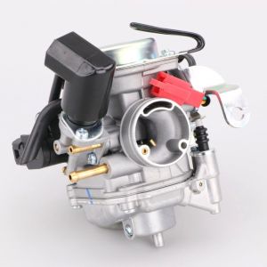Carburateur GY6 (avec capteur TPS) Kymco Agility, Peugeot Kisbee, TNT Motor... 18 mm 50 4T E4 et E5 Supertec One