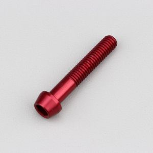 Vis 6x35 mm t&ecirc;te BTR conique Evotech rouge (&agrave; l'unit&eacute;)