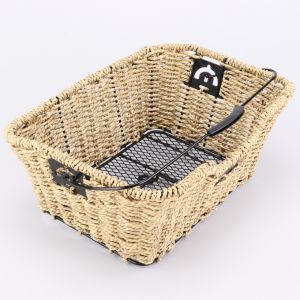 Panier arri&egrave;re avec fixation sur le porte bagages v&eacute;lo M-Wave Ocean