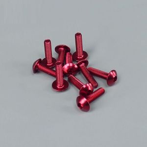 Vis 5x20 mm tuning rouges (lot de 10)