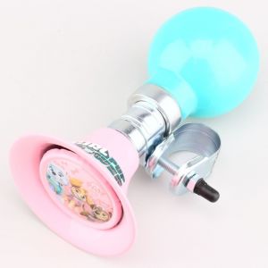 Sonnette trompette de v&eacute;lo, trottinette enfant Pat Patrouille rose et verte