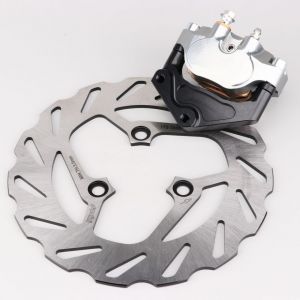 Disque de frein avant MBK Nitro... Ø220 mm avec patte de déport et étrier Polini (kit gros diamètre)