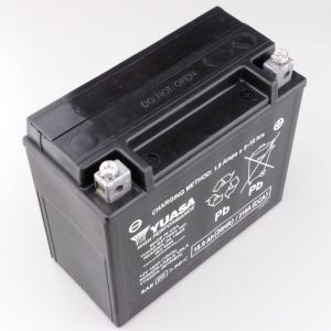 Batterie Yuasa YTX20HL 12V 18.9Ah acide sans entretien Honda VTX 1800, Yamaha YFM Grizzly...