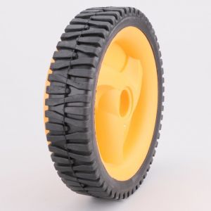 Roue de tondeuse &Oslash;200 mm Partner P56-550, McCulloch M53-675DWA, Husqvarna 5521 CHV... orange