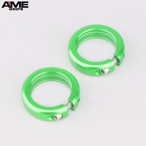 Anneaux de serrage poign&eacute;es v&eacute;lo Lock-On A'ME verts