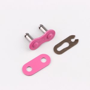 Attache rapide de cha&icirc;ne 415 KMC rose