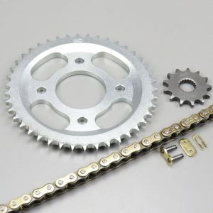 Kit chaîne renforcé 13x42x118 Mash Café Racer, Scrambler et Seventy Five 125 Afam or