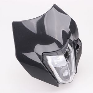 Plaque phare type KTM EXC (2014) Allpro Super Star &agrave; leds noire