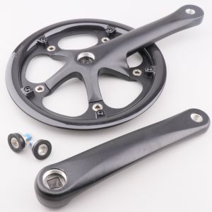 P&eacute;dalier v&eacute;lo "fixie" mono plateau 42 dents Prowheel 170 mm noir