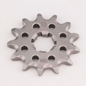 Pignon sortie de bo&icirc;te 13 dents 420 Kawasaki KX 85, 112, Suzuki RM 100, Yamaha PW 80, FS1, DT MX 50... ProX