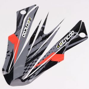 Sticker de garde boue avant Acerbis SM Evo Gencod Evo II rouge