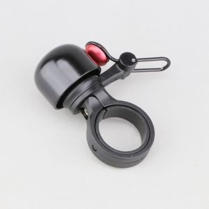 Sonnette de v&eacute;lo, trottinette Contec Diamond Bing noire et rouge