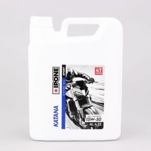Huile moteur 4T 15W50 Ipone Sport Katana 100% synth&egrave;se 4L