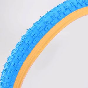 Pneu vélo 20x1.75 (47-406) Kenda K50 bleu flancs beiges