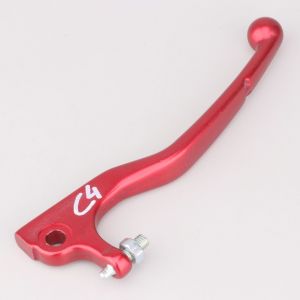 Levier de frein avant Beta RR 50, 125... (but&eacute;e &agrave; vis) C4 rouge