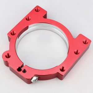 Coquille de roulement 4 trous Ø90 x 50 mm aluminium karting Righetti Ridolfi rouge