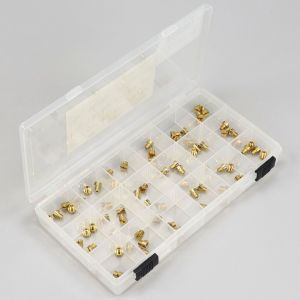 Gicleurs 68 &agrave; 145 &Oslash;5 mm carburateur PHBG, SHA, PHDG Fifty (kit de r&eacute;glage, coffret de 72 pi&egrave;ces)