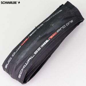 Pneu vélo 700x25C (25-622) Schwalbe Pro One TL. Easy à tringles souples