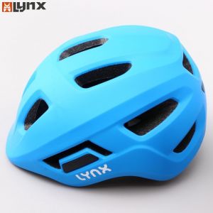 Casque vélo enfant Lynx bleu mat
