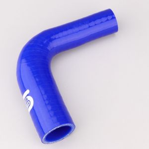 Réducteur silicone coudé 90° Ø28 à 19 mm Silicon Hoses bleu