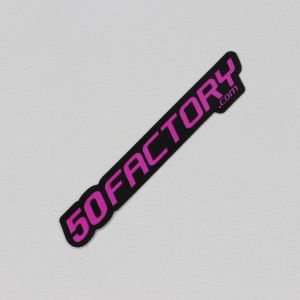 Sticker 50 Factory 6 cm violet