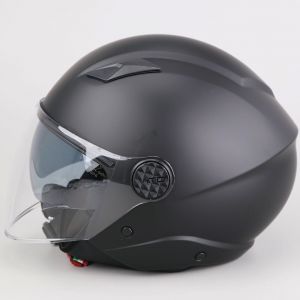 Casque jet Vito Sarenta noir mat (ECE 22.06)