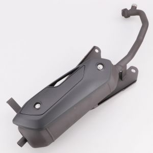 Pot d'&eacute;chappement type origine Sym Orbit 2, Fiddle 2 50 4T Tecnigas Silent Pro Black Shield