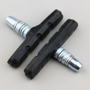 Patins de frein v&eacute;lo V-Brake, Cantilever sym&eacute;triques 70 mm (avec filetages)