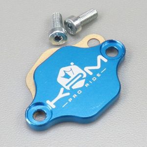 Obturateur de pompe &agrave; huile Derbi, AM6 Minarelli... KRM Pro Ride r&eacute;versible bleu clair