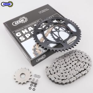 Kit cha&icirc;ne 15/48 Yamaha FZS 600 Fazer (1998 - 2003) Afam (d&eacute;multiplication origine)