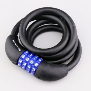 Antivol spirale à combinaison M-Wave noir Ø12 mm x 100 cm