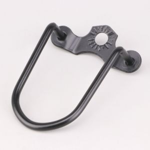 Protection de d&eacute;railleur arri&egrave;re v&eacute;lo noire 88 mm