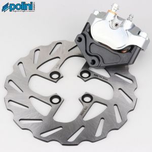 Disque de frein avant MBK Booster... Ø200 mm avec patte de déport et étrier Polini (kit gros diamètre)
