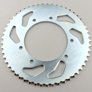 Couronne 53 dents acier 420 Derbi, Rieju, Yamaha, Peugeot... 50 Sunstar grise
