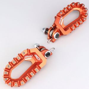 Repose pieds avant KTM Adventure 890 (depuis 2021), KTM Adventure 790 (depuis 2019)... S3 Solid oranges