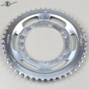 Couronne 48 dents Ø 94 mm 11T MBK 51, Motobécane AV88... (jante à rayons) grise