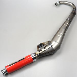 Pot d'&eacute;chappement &agrave; pompe Gencod MBK 51 et Motob&eacute;cane cartouche rouge
