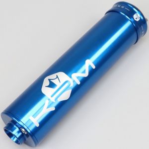 Silencieux KRM Pro Ride 70/90cc full bleu clair