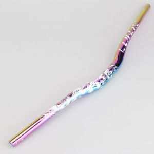 Cintre alu v&eacute;lo &Oslash;31.8 mm Lunje 720 mm N&eacute;o-chrome