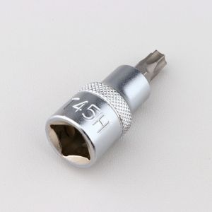 Douille à embout T45 Torx percé 1/2" BGS