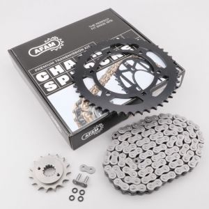 Kit cha&icirc;ne 15/47 Honda XL 600 V Transalp (1989 - 2000) Afam (d&eacute;multiplication origine)